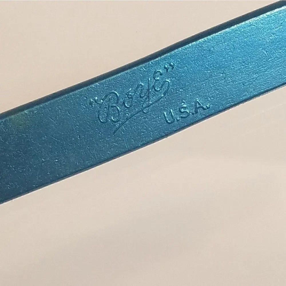 Vintage Sewing Boye USA Tracing Wheel Blue Teal